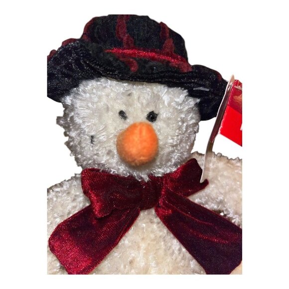 Russ Berrie Freezy the Snowman Sparkly 9" Plush Toy NWT Stuffed Frosty - Picture 5 of 10